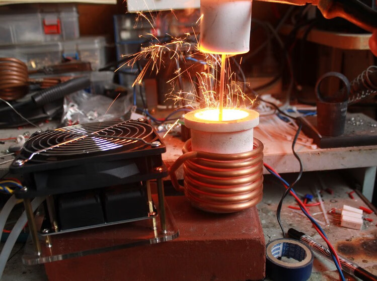 高频感应加热机 电磁感应加热器 感应加热模块淬火电熔炉金银铜 电路