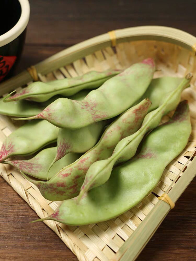 东北特产一点红油豆角新鲜蔬菜现摘面豆角大油豆 3斤精选油豆角【图片