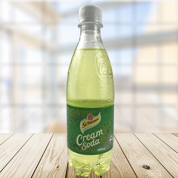 香港玉泉忌廉5瓶500ml香港饮料玉泉忌廉汽水苏打水奶油味汽水7罐装