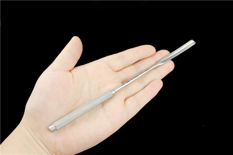 骨科手术器械医用园长刃口骨刀截骨刀峨眉凿长弧型圆形铲刀手外科骨凿