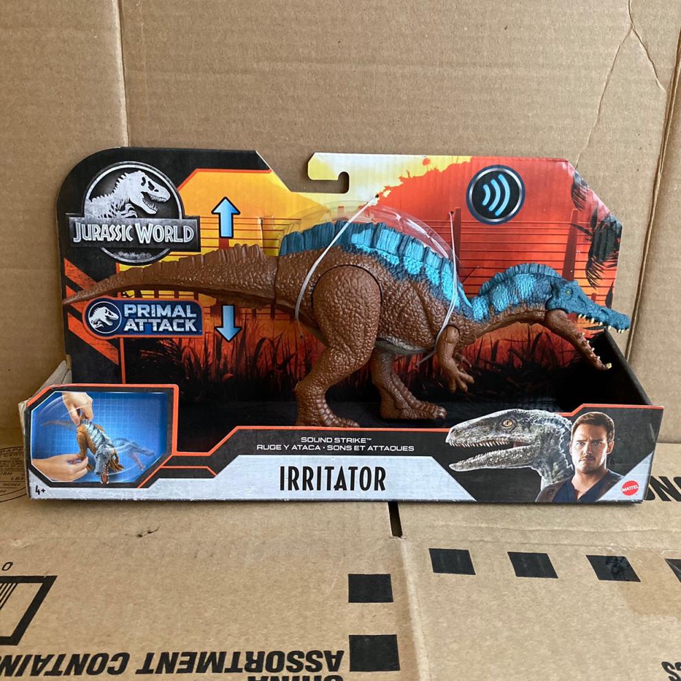 【送礼优选】美泰侏罗纪世界2全控竞技食肉牛龙联动声效恐龙玩具gjt59