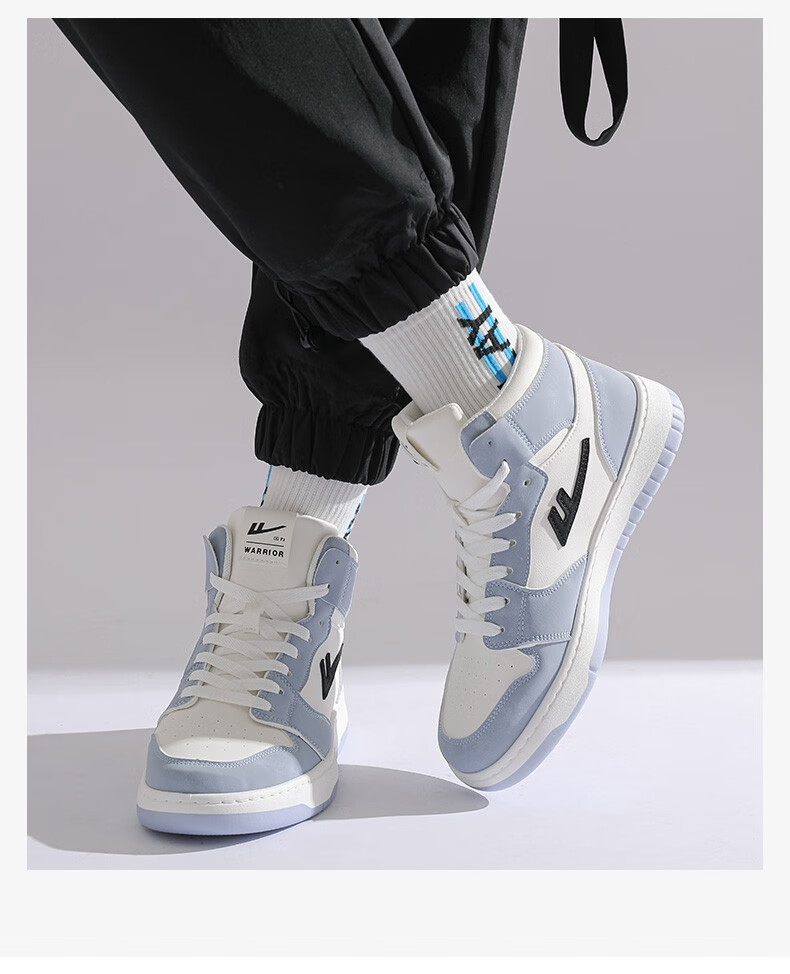 回力女鞋情侣款高帮aj板鞋女休闲鞋子女士新品秋冬季皮面经典空军一号