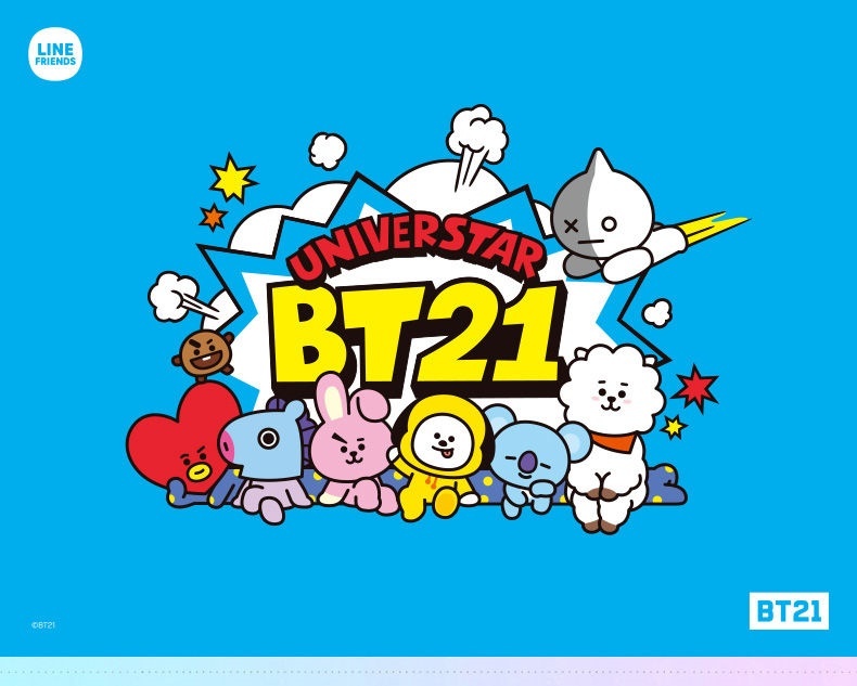 bts防弹少年团田柾国应援周边bt21玩偶金泰亨v抱枕公