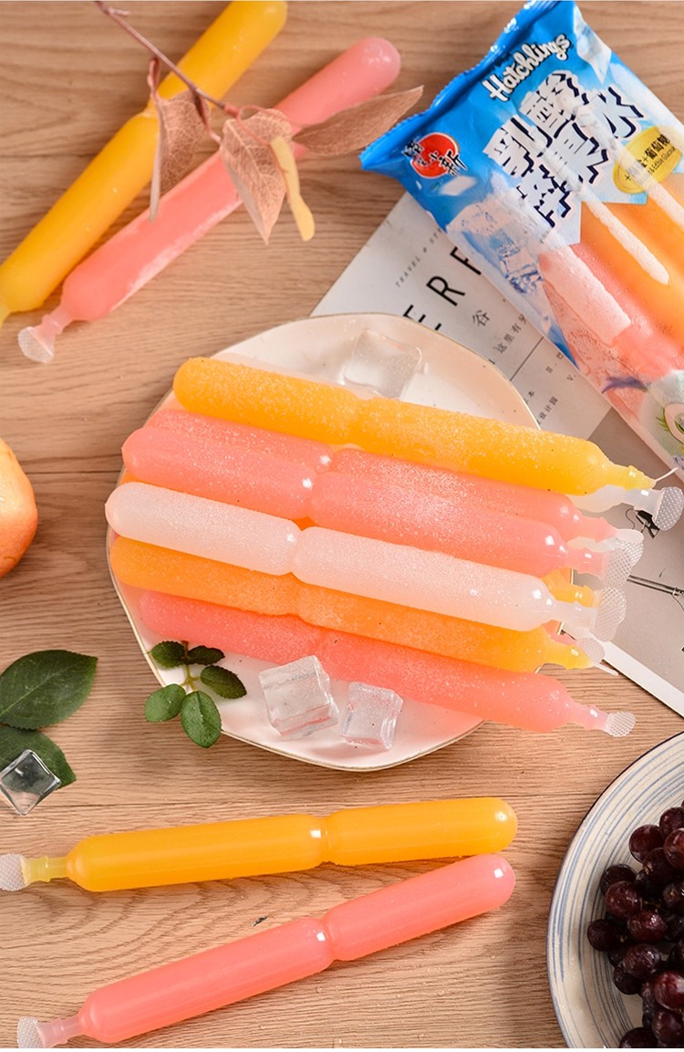 碎冰冰碎碎棒棒冰碎果冰吸吸果冻零食 乳酸碎果冰85ml×8支【图片 价