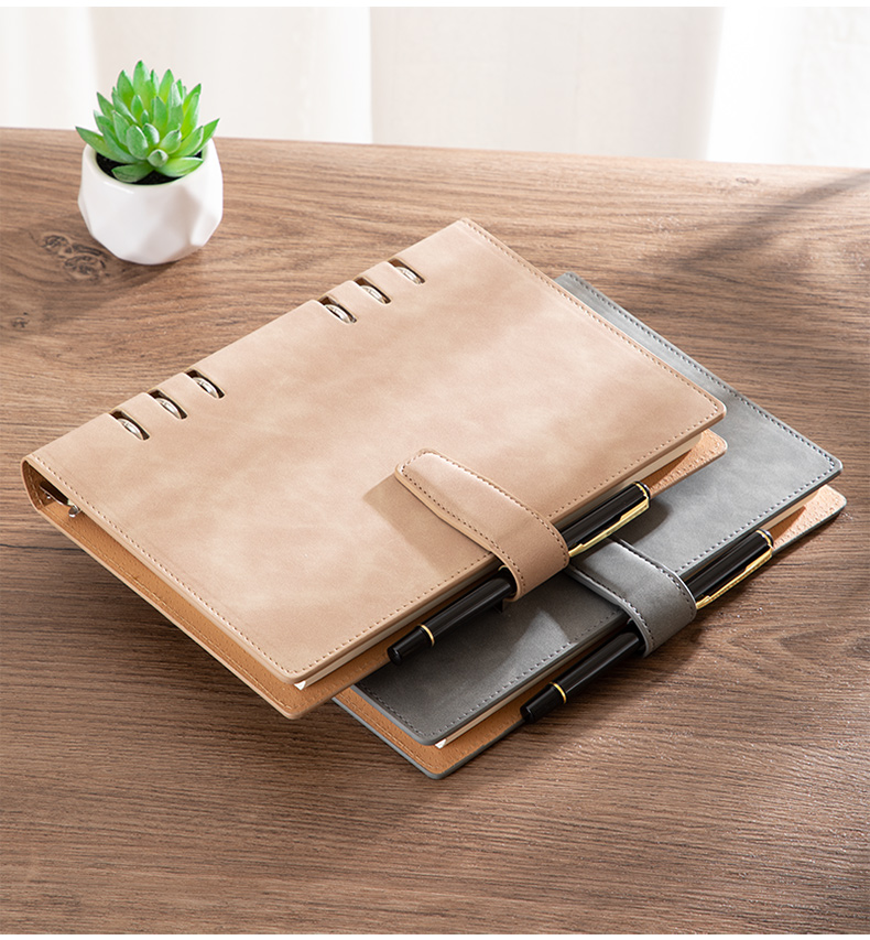 合页纸 6孔a5活页笔记本子文具简约大学生b5商务记事本加厚纸日记本6