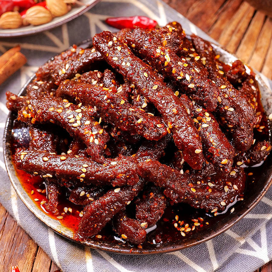 重庆特产牛肉干独立小袋散装称重五香麻辣泡椒老四川丝五香牛肉干500g