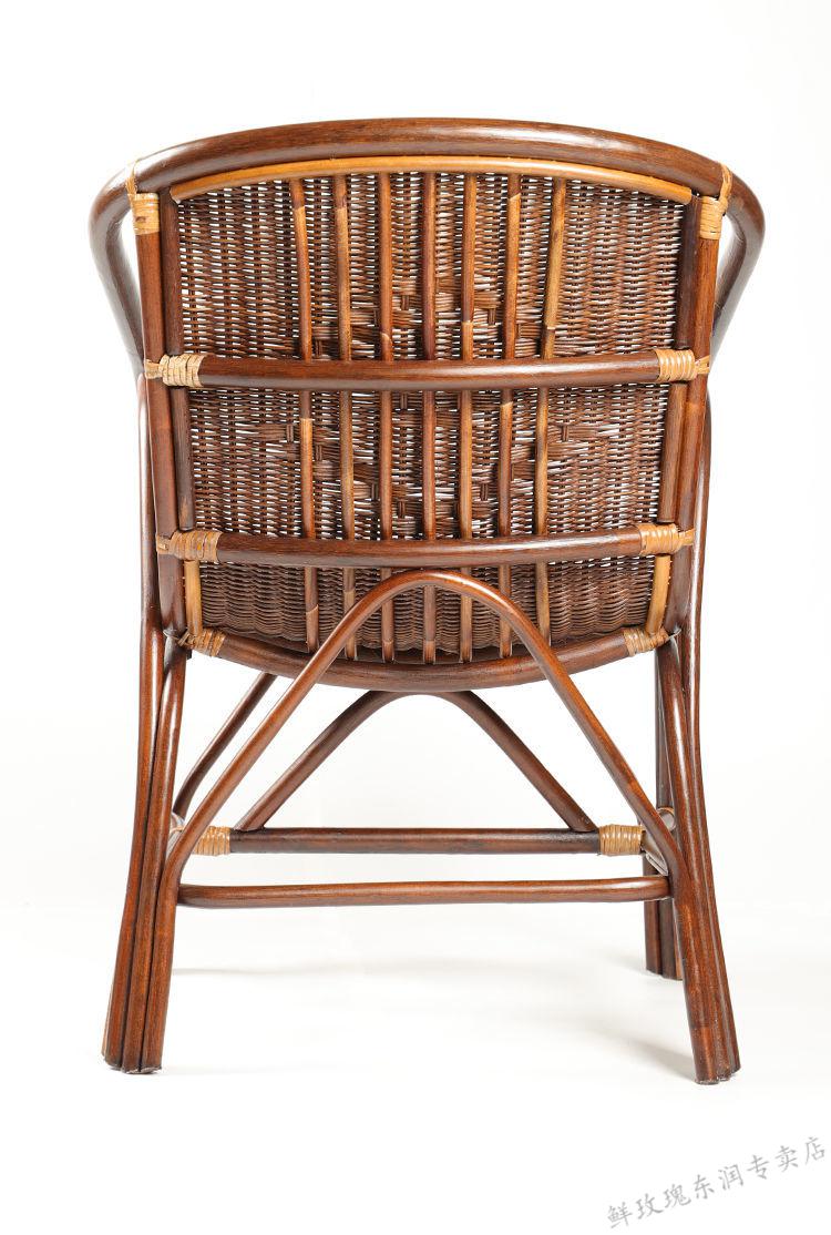 滕椅靠坐椅藤条躺椅睡椅子躺椅午休藤椅家用单人老人手工真藤编织椅子