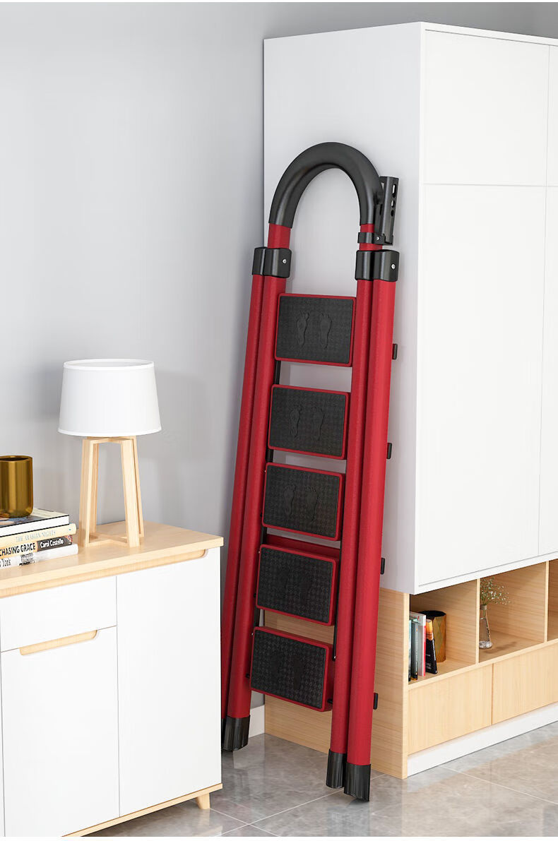 梯子家用多功能折叠梯人字梯室内移动爬梯加厚伸缩楼梯步梯扶梯子 超