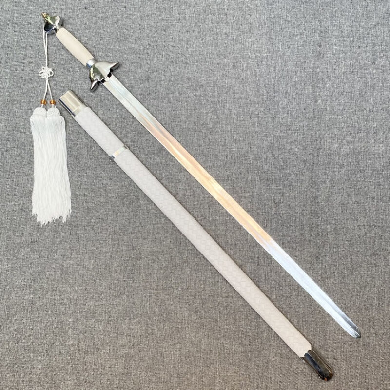 白色软剑 鞘 穗 28寸 165-175身高用【图片 价格 品牌 报