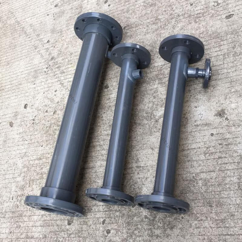 upvc法兰管道混合器dn5080100加液体pvc塑料静态混合器dn502寸法兰