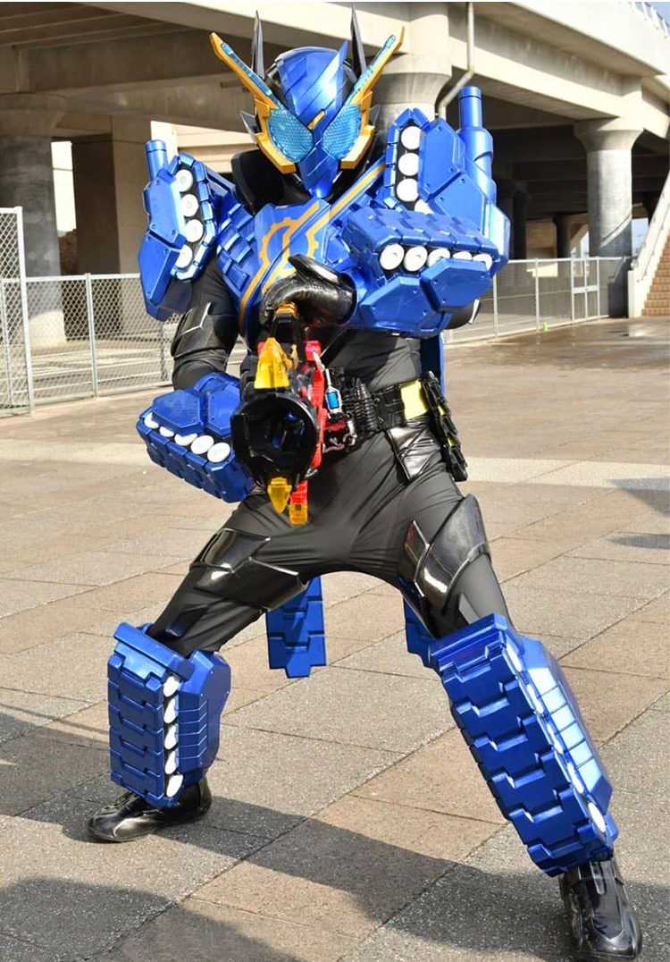 现货闪发假面骑士build皮套可穿戴盔甲头盔摆件diy手工eva模型cos道具