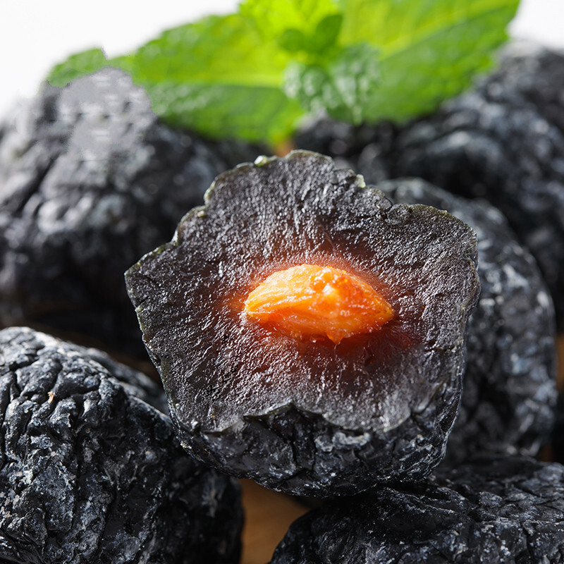 新疆天山乌梅干山妞番茄乌梅条干500g话梅半边梅子酸梅汤零食特产【图