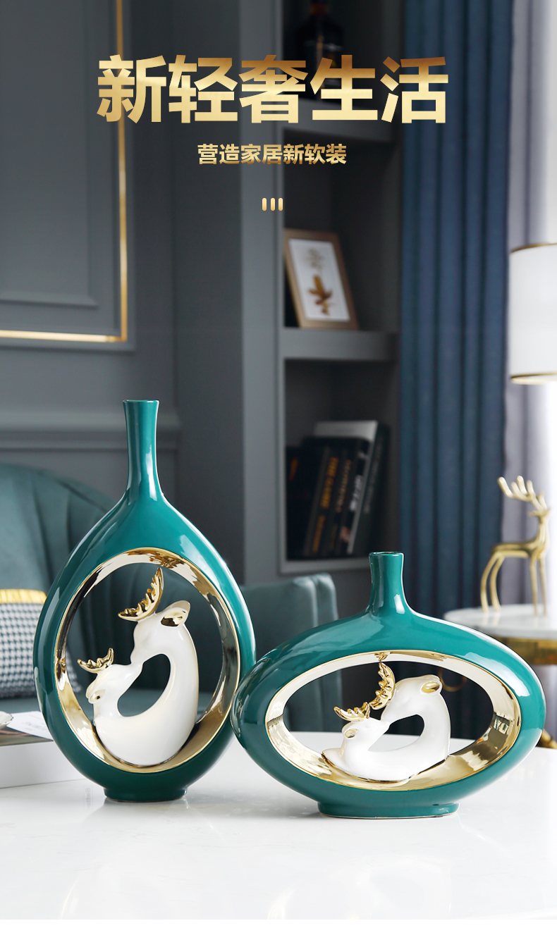 新家摆件 卧室摆件温馨房间新家酒柜床头柜主卧装饰品结婚新婚婚房