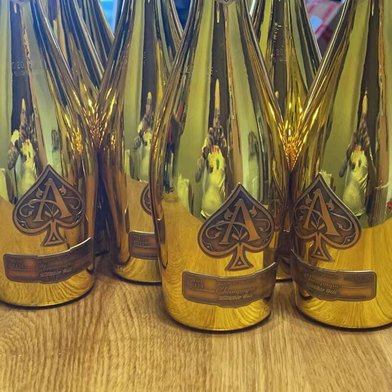 夜店起泡酒黑桃a梅花a香槟黄金版神龙酒ktv酒吧同款 神龙套黑桃a粉(单