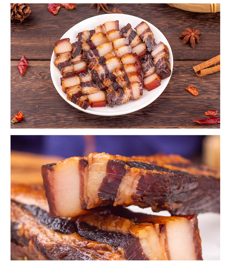 香港元朗荣华家乡腊肠广东甜味腊味煲仔正宗广味 广式腊肠【图片 价格