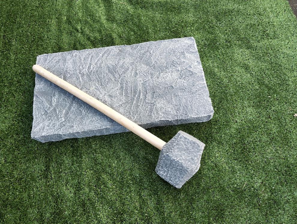 泡沫石头假石头道具仿真石头假山模型造景装饰舞台演出胸口碎大石 80