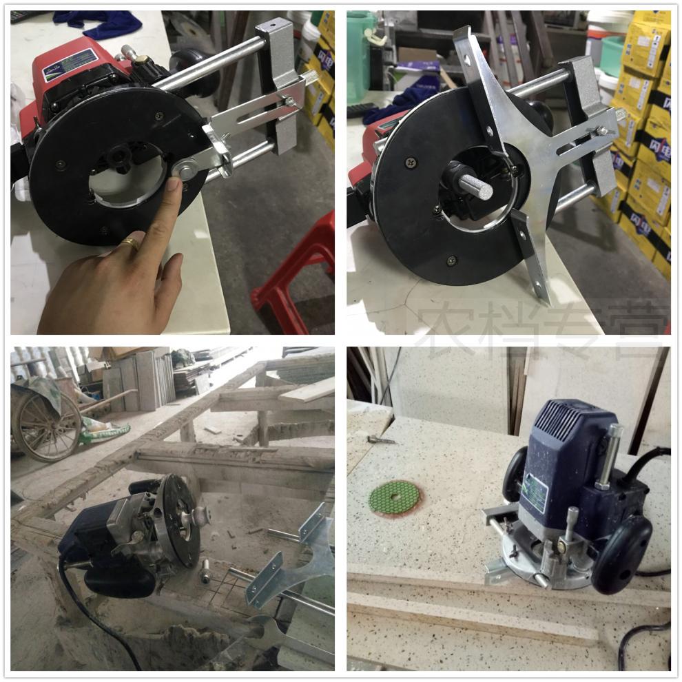 定制定做大理石接缝修边机台面现场拼接缝机石材多功能无缝接石英石锣