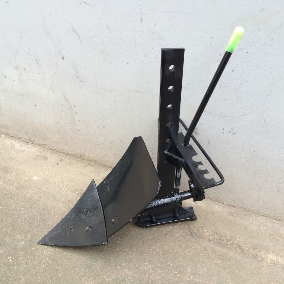 微耕机配套农机 可调节式开沟机器犁 双面翻转犁 耕地犁【图片 价格 