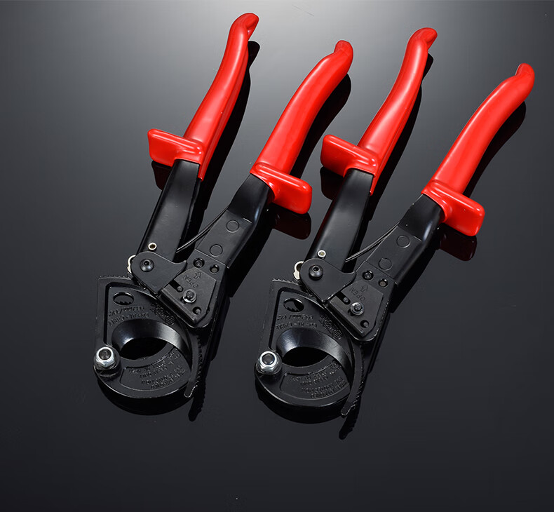 电缆剪剪铜线电缆剪剪刀棘轮齿轮式电揽览割线剪电工专用工具钳子断线