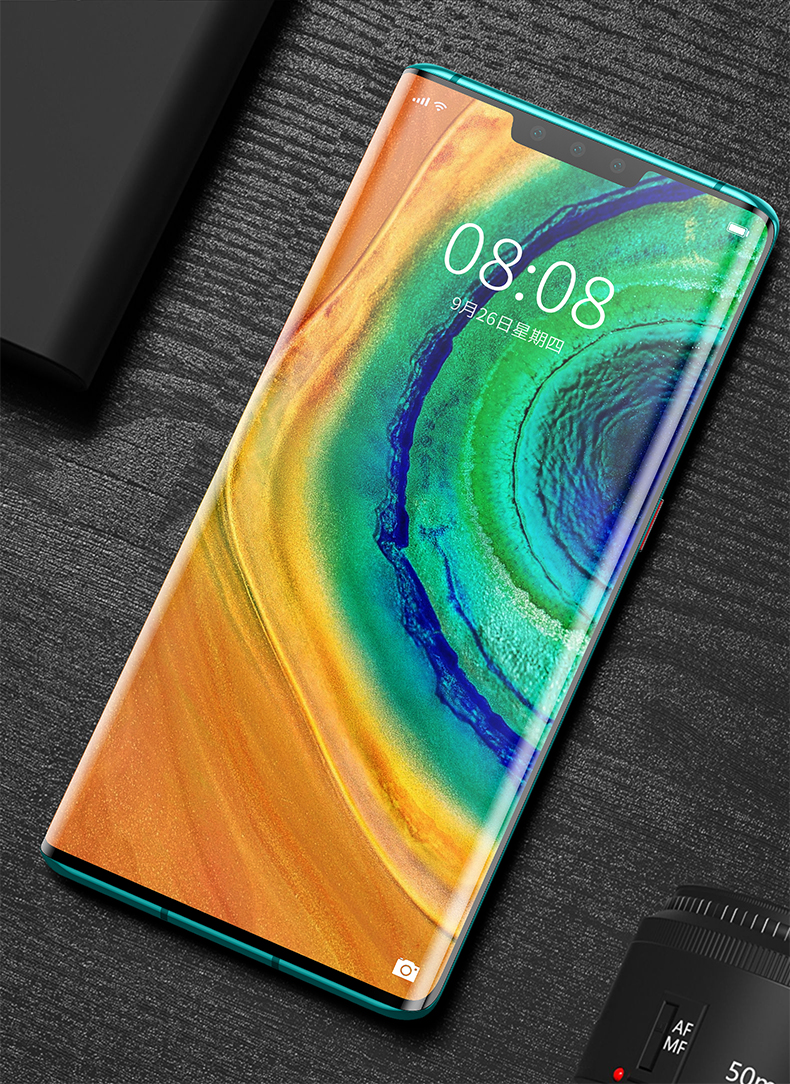 适用于华为mate30pro手机膜mate30膜epro全屏mete覆盖mt30膜m3布谷鸟