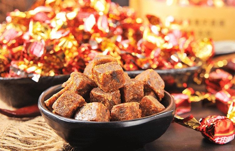 牛肉粒麻辣五香味散装500四川休闲零食年货糖果装一斤牛肉糖五香味