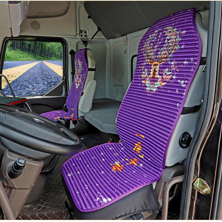 坤胜三一重卡军亮版英杰版英雄通用大货车用品装饰坐垫四季单个座座套