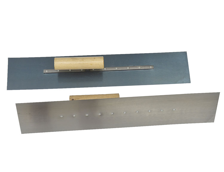 抹泥刀抹子刮腻子泥工铁板大铁收光刀板40x10cm厚款长抹子06mm较硬