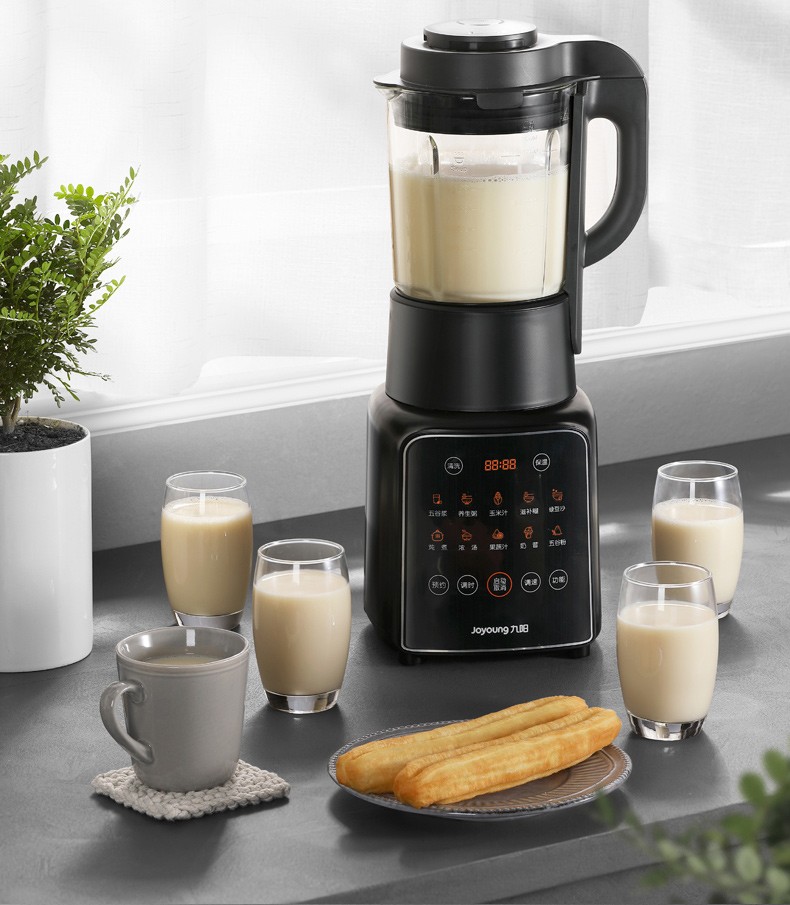 九阳joyoung破壁机家用豆浆机低音多功能加热料理机降噪加热预约细腻