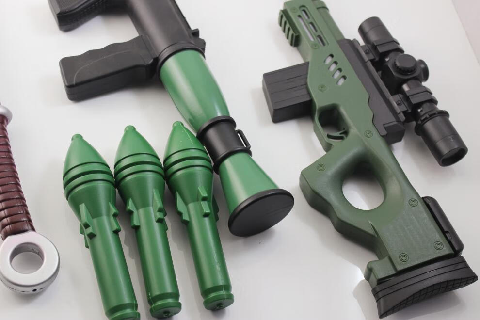 火箭筒玩具50cm火箭炮发射rpg男孩绝地吃鸡音乐儿童弹射 炮弹2【单拍