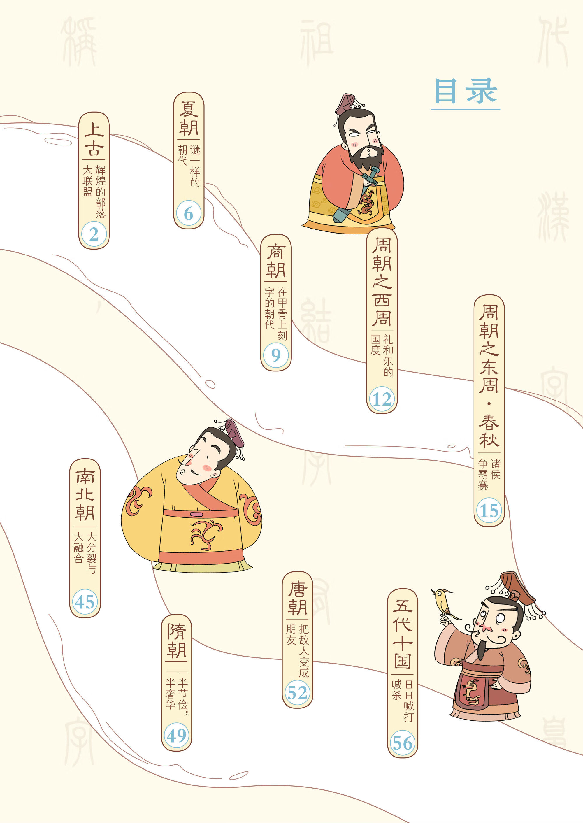 【正版】画给孩子的中国历史 精装彩绘本 地图里的上下五千年 画给