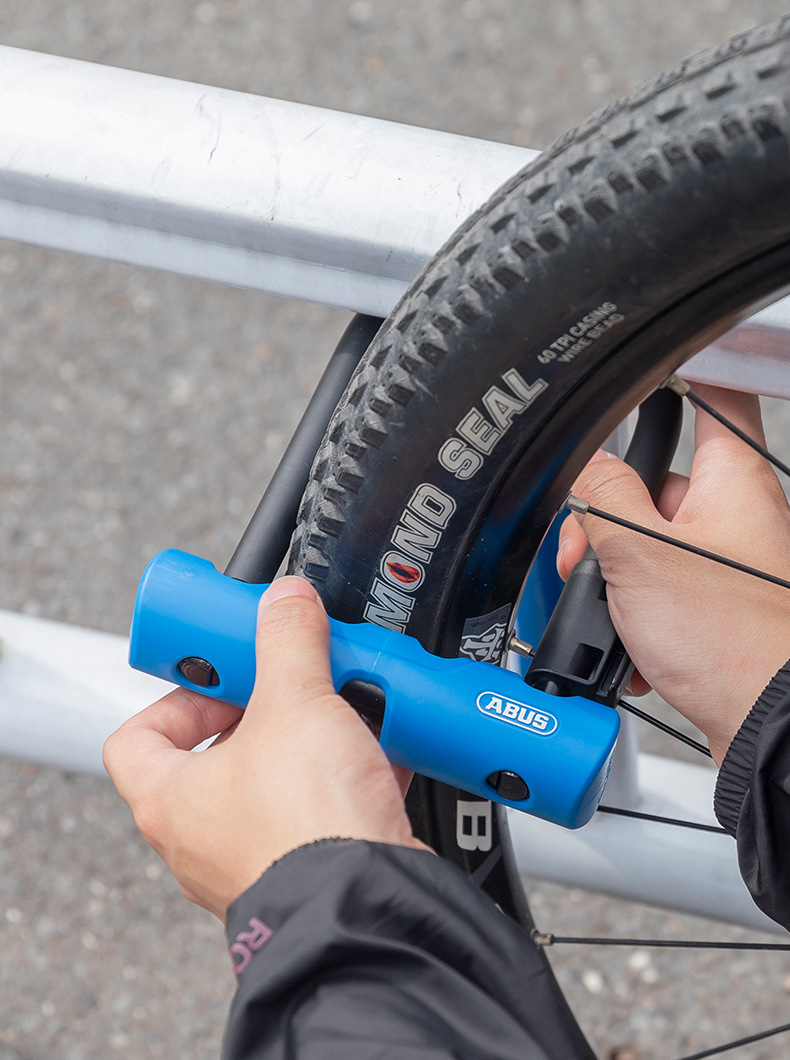 abus电动车电瓶车u型锁摩托车防盗锁自行车锁单车便携u形山地车锁