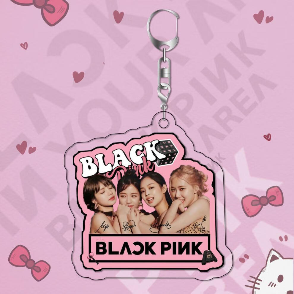 blackpink周边钥匙扣roselisajisoojennie应援钥匙扣女可爱生日礼物者