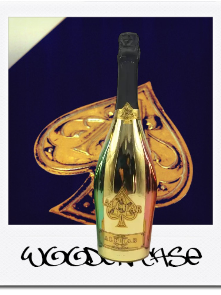 夜店起泡酒黑桃a梅花a香槟黄金版神龙酒ktv酒吧同款黑桃a黄金版金属标