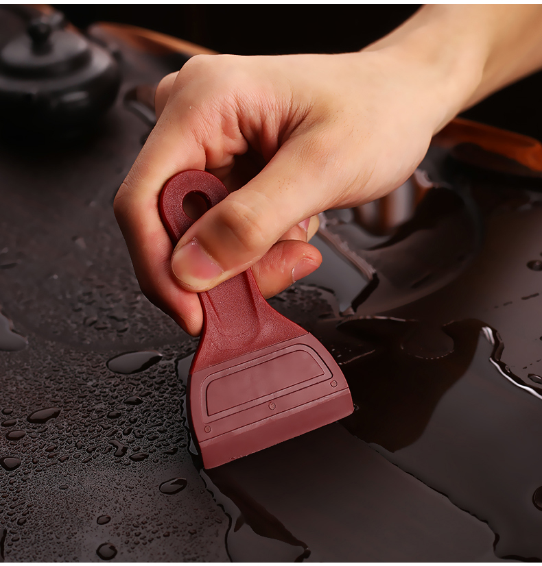 喜恩幻xienhuan硅胶茶盘刮水刷茶台刮水板茶刷子茶刮茶具配件茶道刮水