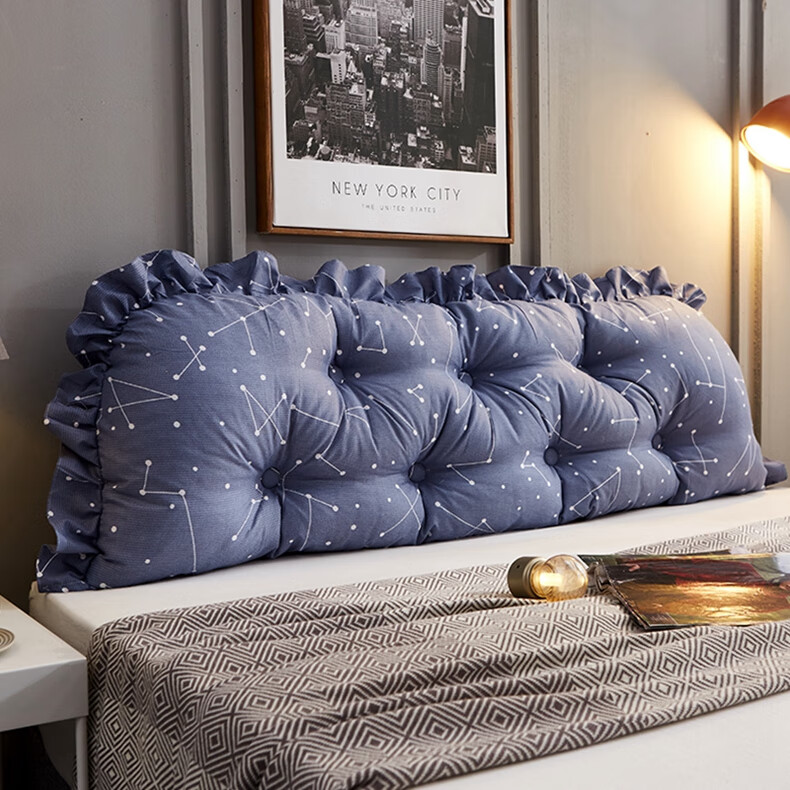 欣红霖ins风床头靠垫床背靠大靠背软包床上靠枕公主少女卧室欧式可