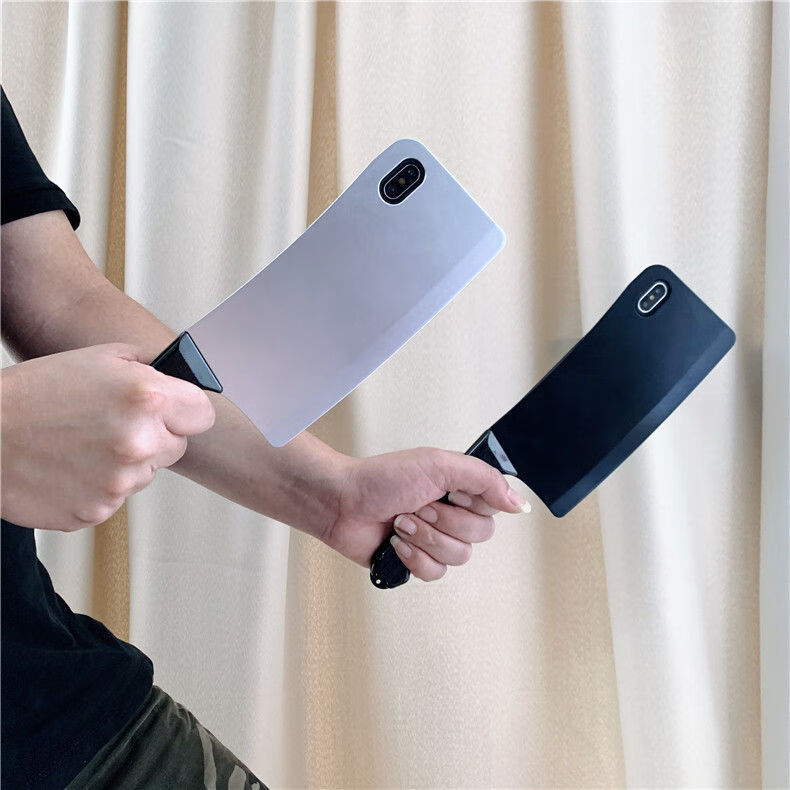 普双航华为mate30pro菜刀手机壳荣耀89xp403020大刀nova7654e黑色菜刀