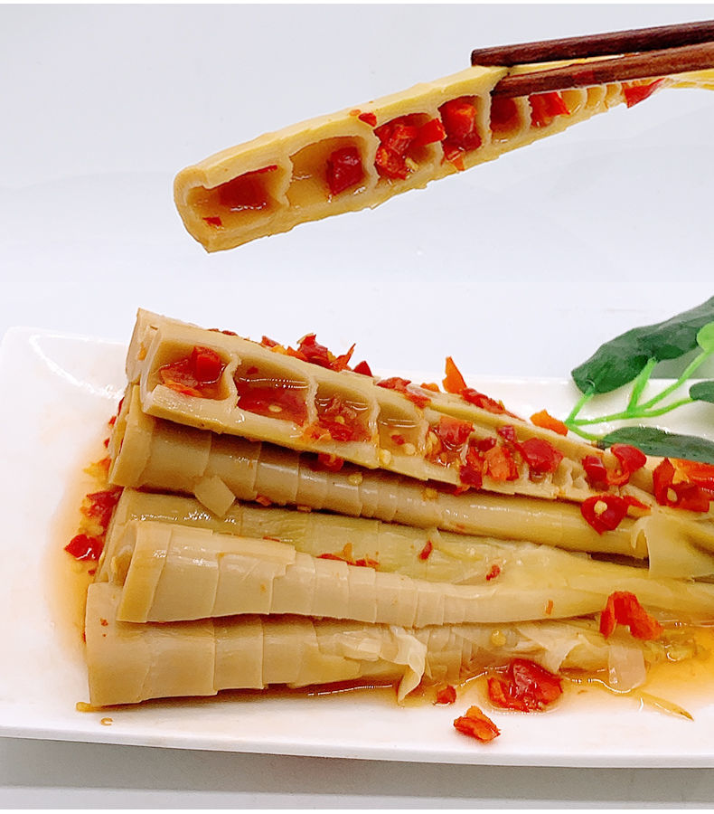 参团京选网红手剥笋开袋即食手撕手剥竹笋泡椒笋尖酸辣香辣手扒笋香辣