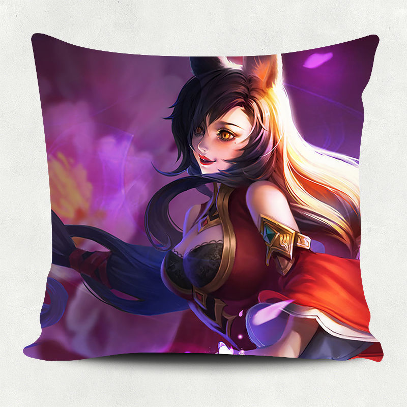 王者荣耀抱枕周边全英雄睡觉抱枕床头靠枕鲁班诸葛亮貂蝉双面定制