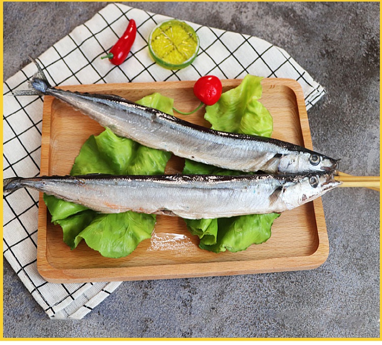 秋刀鱼串半成品20串烧烤秋刀鱼去内脏秋刀鱼串串商用食材户外撸串bbq