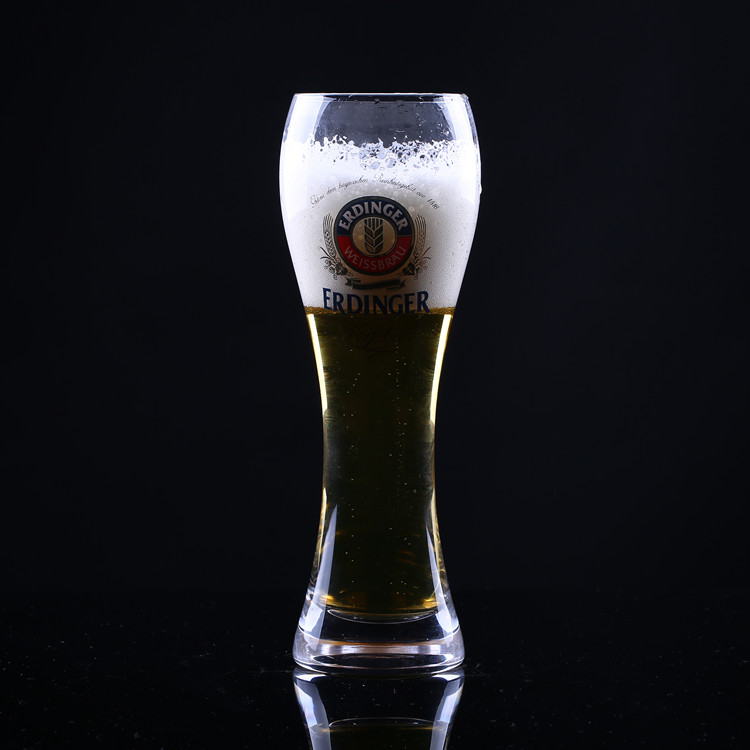 进口玻璃艾丁格啤酒杯小麦杯子大容量瓦伦丁黑啤杯定制印logoa级艾