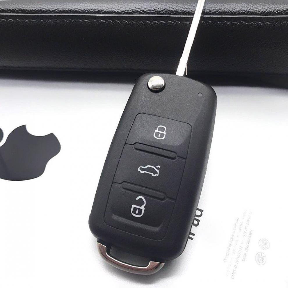 沁轩适用于适用于大众朗逸速腾途观宝来polo帕萨特汽车钥匙外壳原车