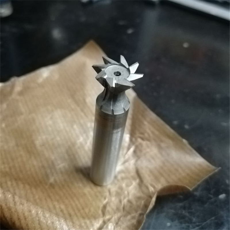 高速钢直柄燕尾铣刀白钢燕尾槽铣刀hss45505560707560mm455055