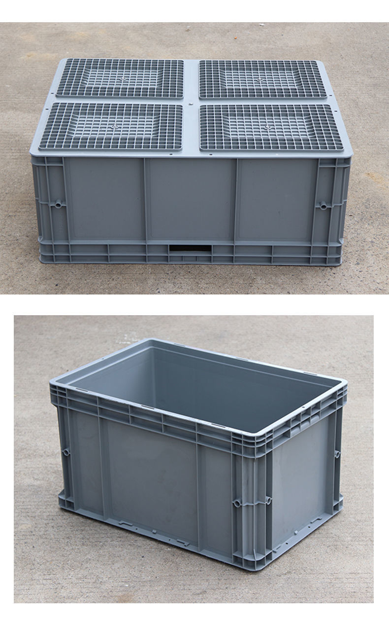 力库超大号塑料周转箱长方形养乌龟缸鱼箱水产胶箱eu筐箱子全新蓝