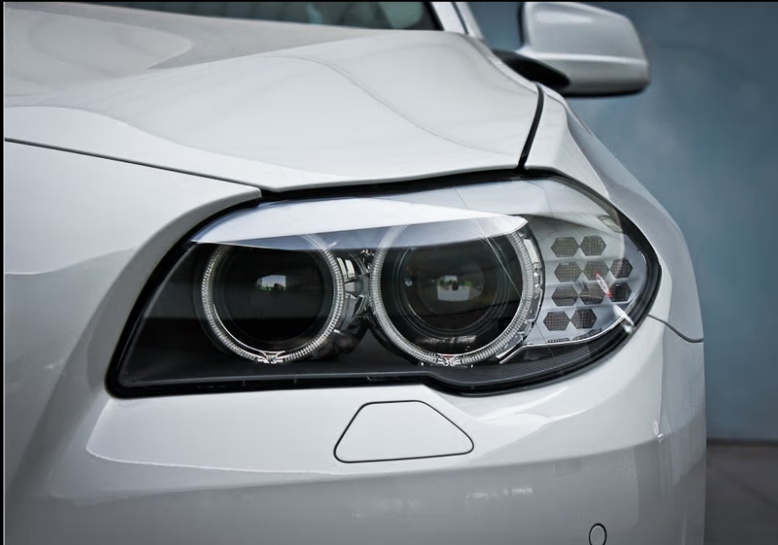 适用宝马5系 520 523 525 528 535 530前大灯天使眼光圈日行灯 11-13