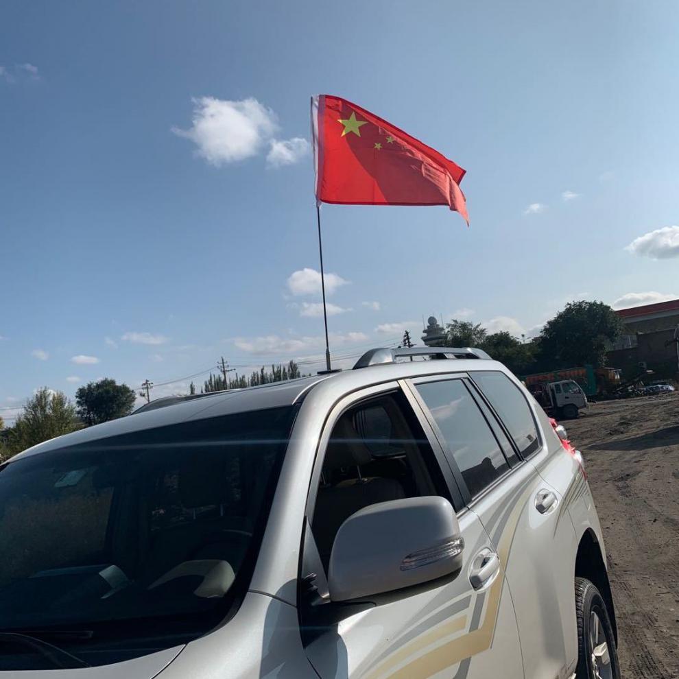 越野旗杆车载磁铁汽车旗杆强磁带红旗越野车通用户外旗杆 88mm磁铁