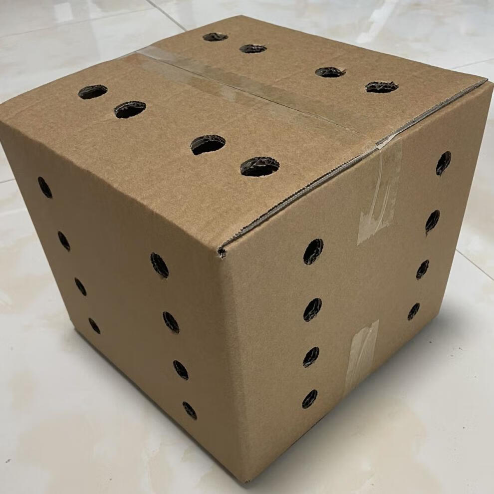 打孔纸箱开孔纸箱活体纸箱活物纸盒搬家快递打包大箱子定做定制 五层