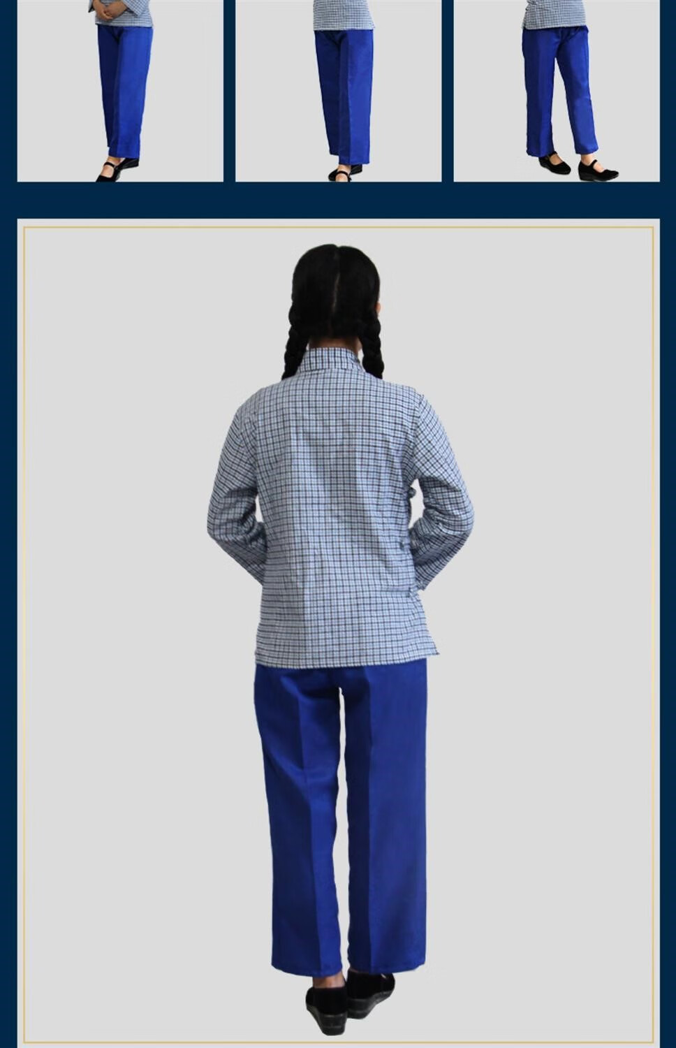 服装八十年代怀旧服装90农民衣服小品舞蹈平民百姓村姑采茶女表演套装