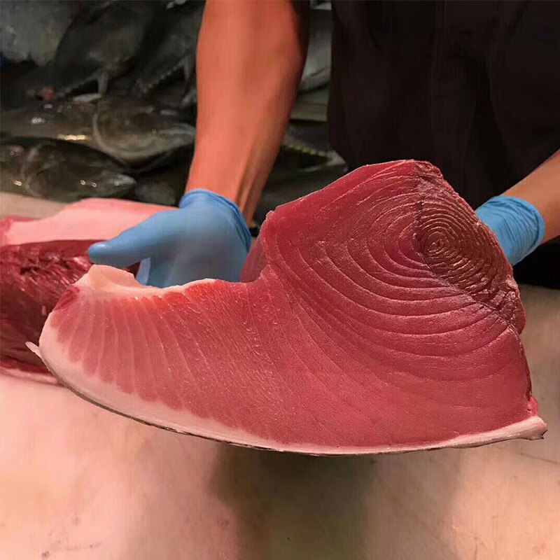 大目金枪鱼整条深海黄鳍金枪鱼冰鲜日式刺身料理食材供应酒店【图片