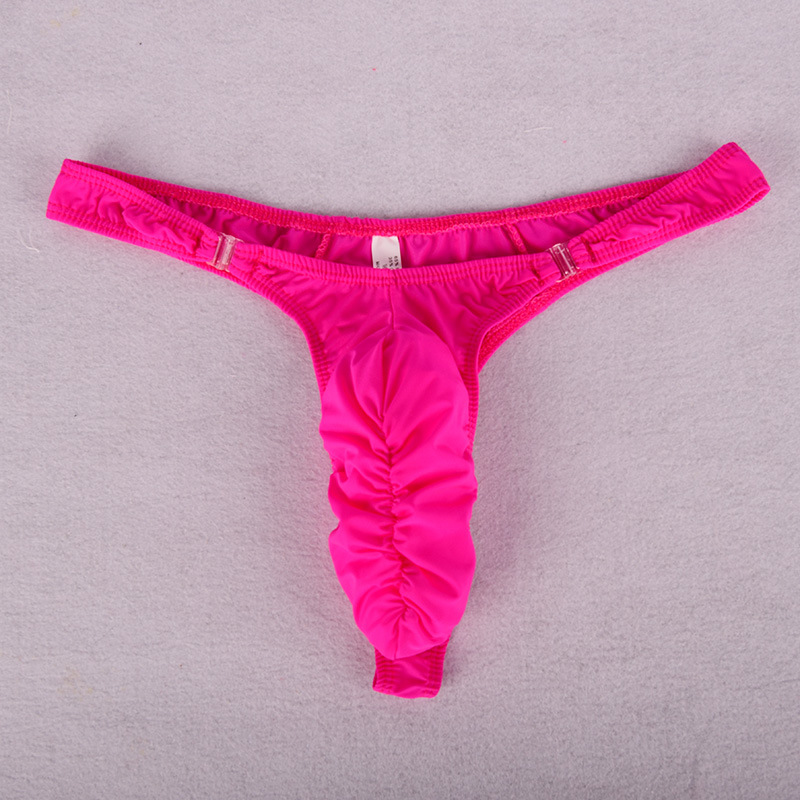 保密发货保密发货性感男士情趣内裤男丁字裤内衣全透明t裤激情免脱