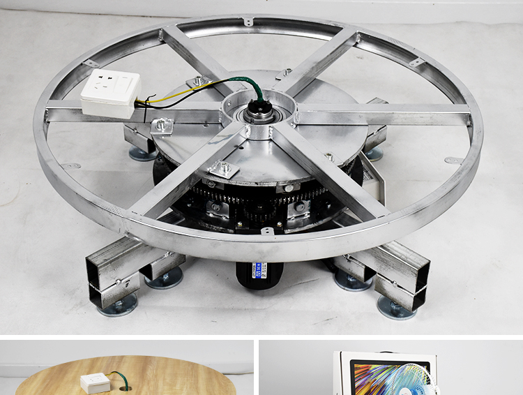 拍摄转盘电动转盘旋转展示台架舞台转盘遥控调速正反转产品商品拍摄转